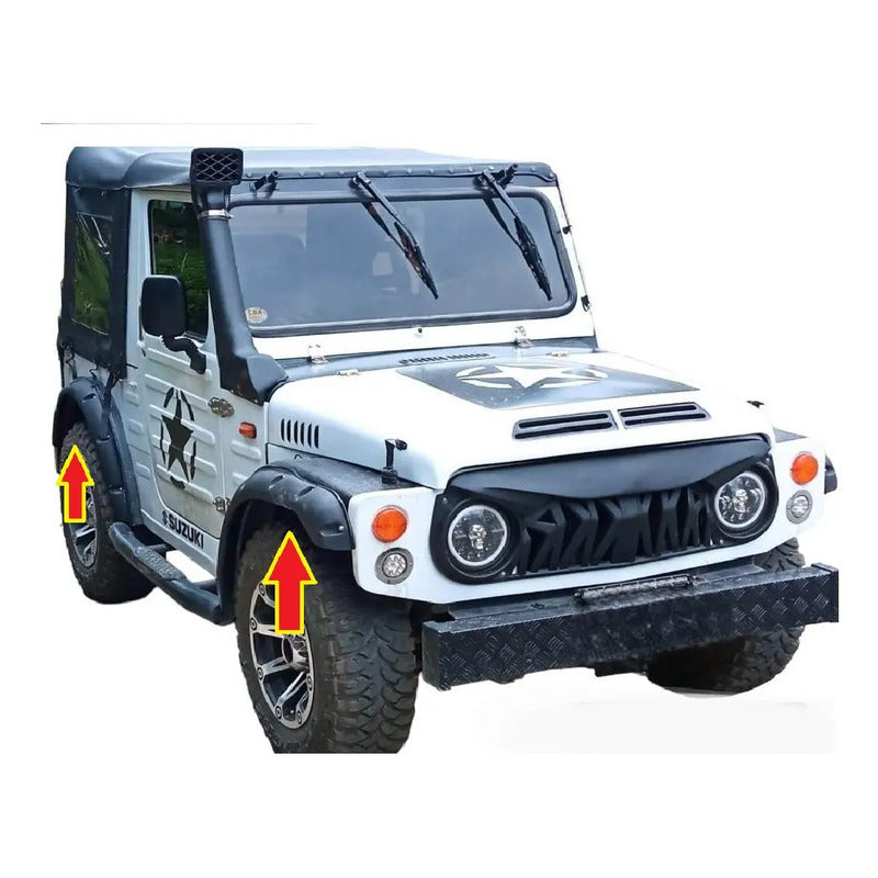 Ampliaciones Suzuki  Lj 50 - 80 Buches Repuestos Extensiones Negro