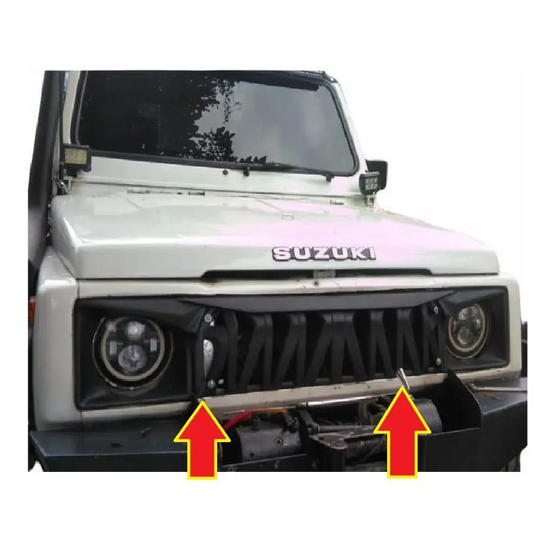 PERSIANA FRONTAL CHEVROLET SAMURAI / SUZUKI Sj 410 / 413 ( MODELO DIENTE DE TIBURON)