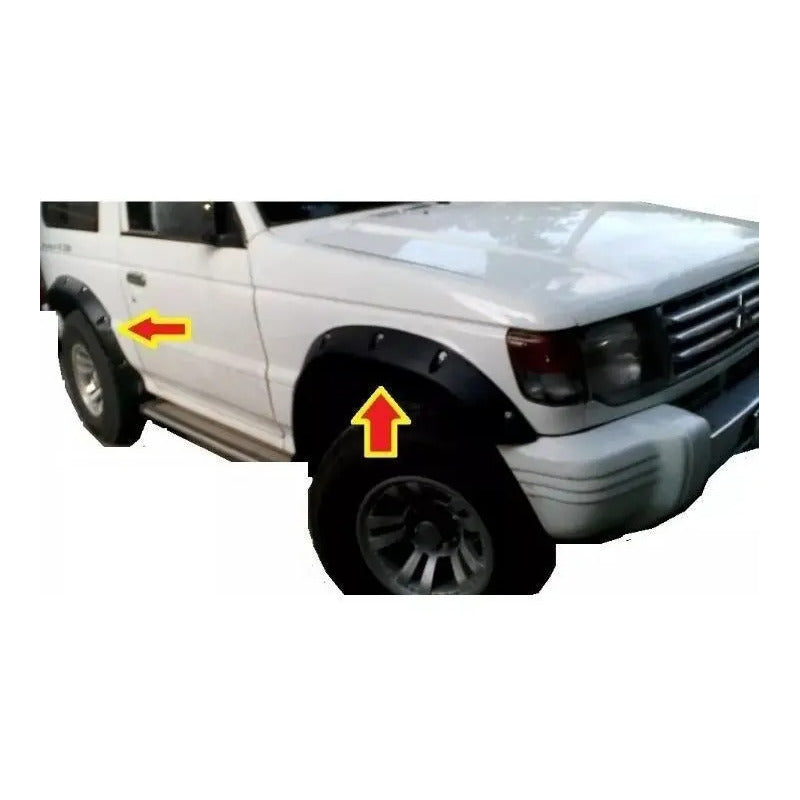 Fenders Delanteros/traseros Montero Negro Fibra Negro